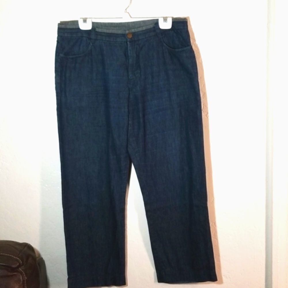 DKNY Pure Light Weight Denim Blue Pants Size M/L